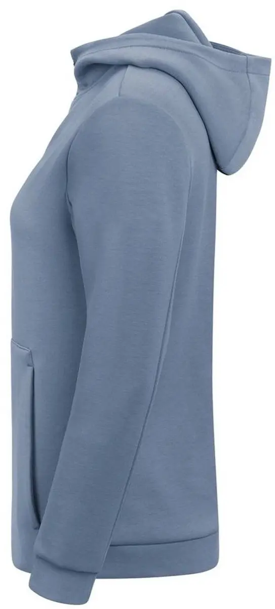 JAKO Pro Casual Sweater met Kap Dames - Smokey Blue - afbeelding 5 van 6
