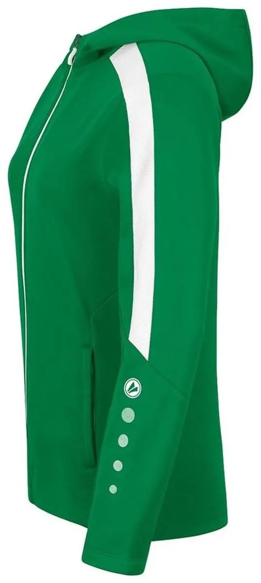 JAKO Power Jas met Kap Dames - Groen - afbeelding 4 van 5