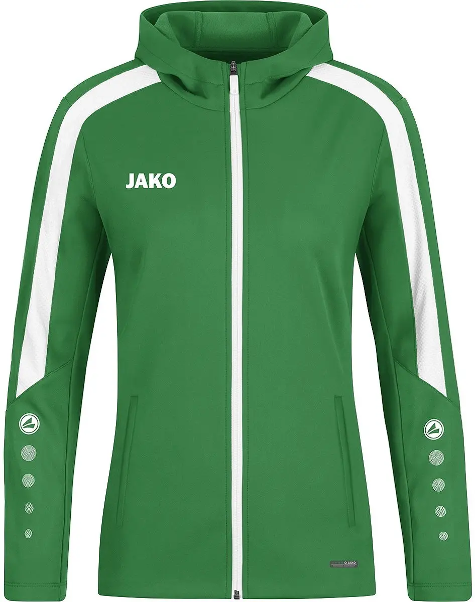 JAKO Power Jas met Kap Dames - Groen - afbeelding 3 van 5