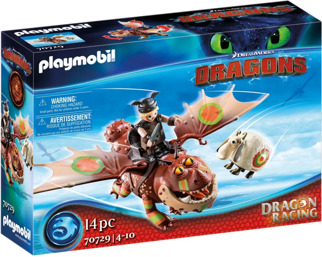 Playmobil Dragons 70729 Vissenpoot en Speknekje