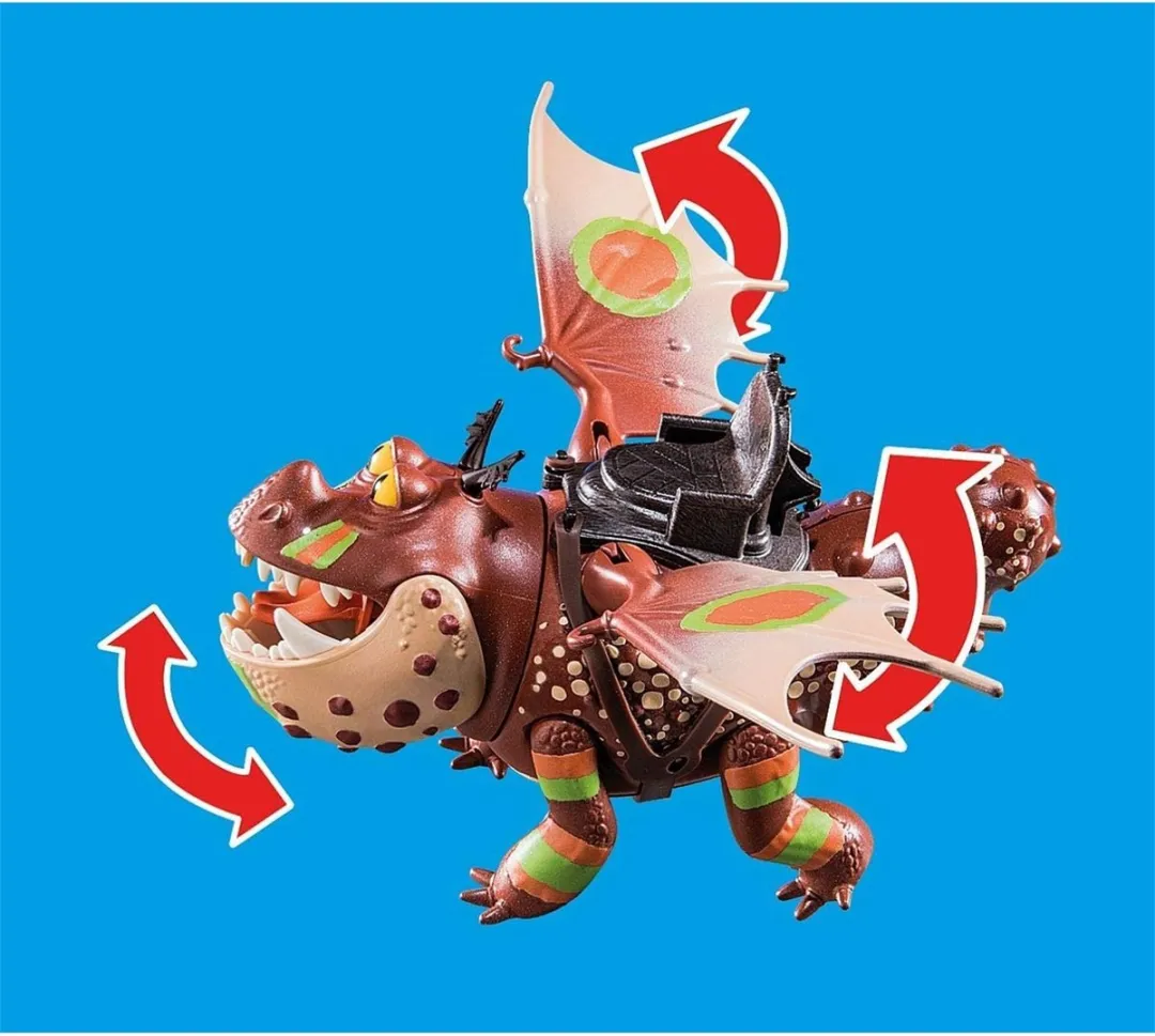 Playmobil Dragons 70729 Vissenpoot en Speknekje - Multicolor
