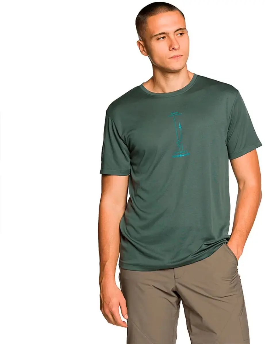 Trangoworld Adigo T-shirt Met Korte Mouwen Groen L Man