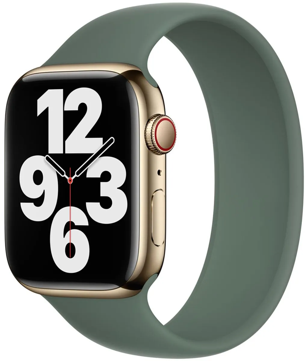 Apple Siliconen Smartwatchband Eucalyptus
