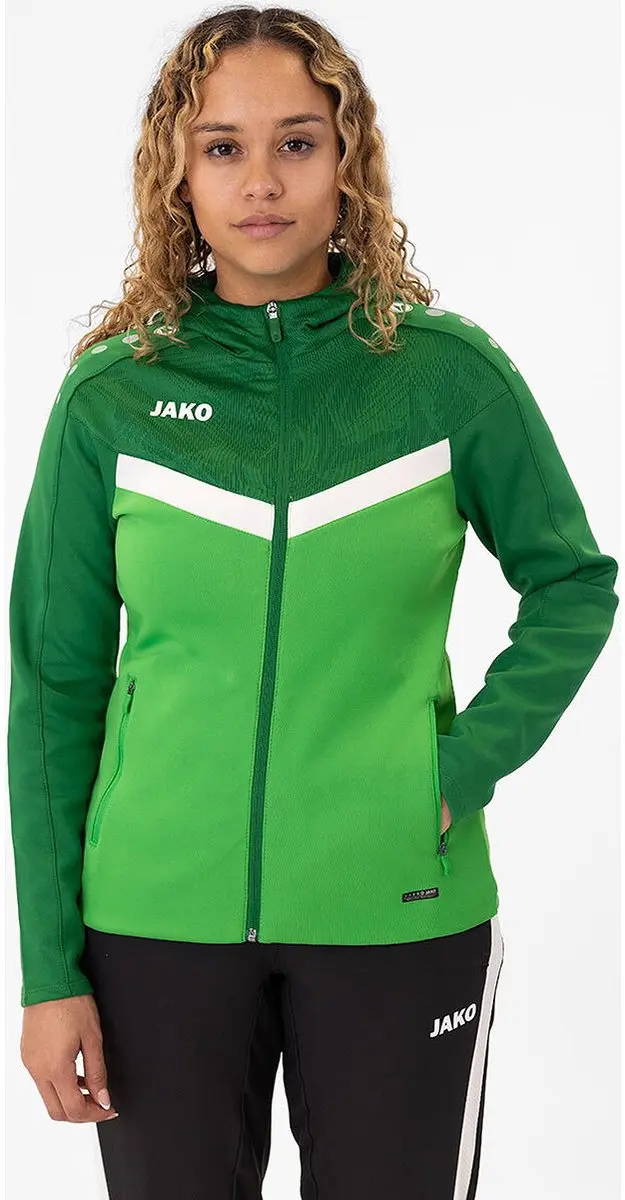 JAKO Iconic Jas met Kap Dames - Zachtgroen - 34 - afbeelding 4 van 6