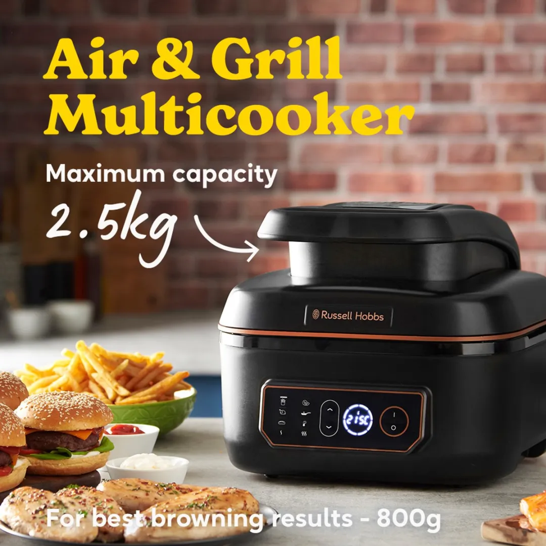 Russell Hobbs Satisfry Air & Grill Multicooker 5,5L - 1745W - Zwart