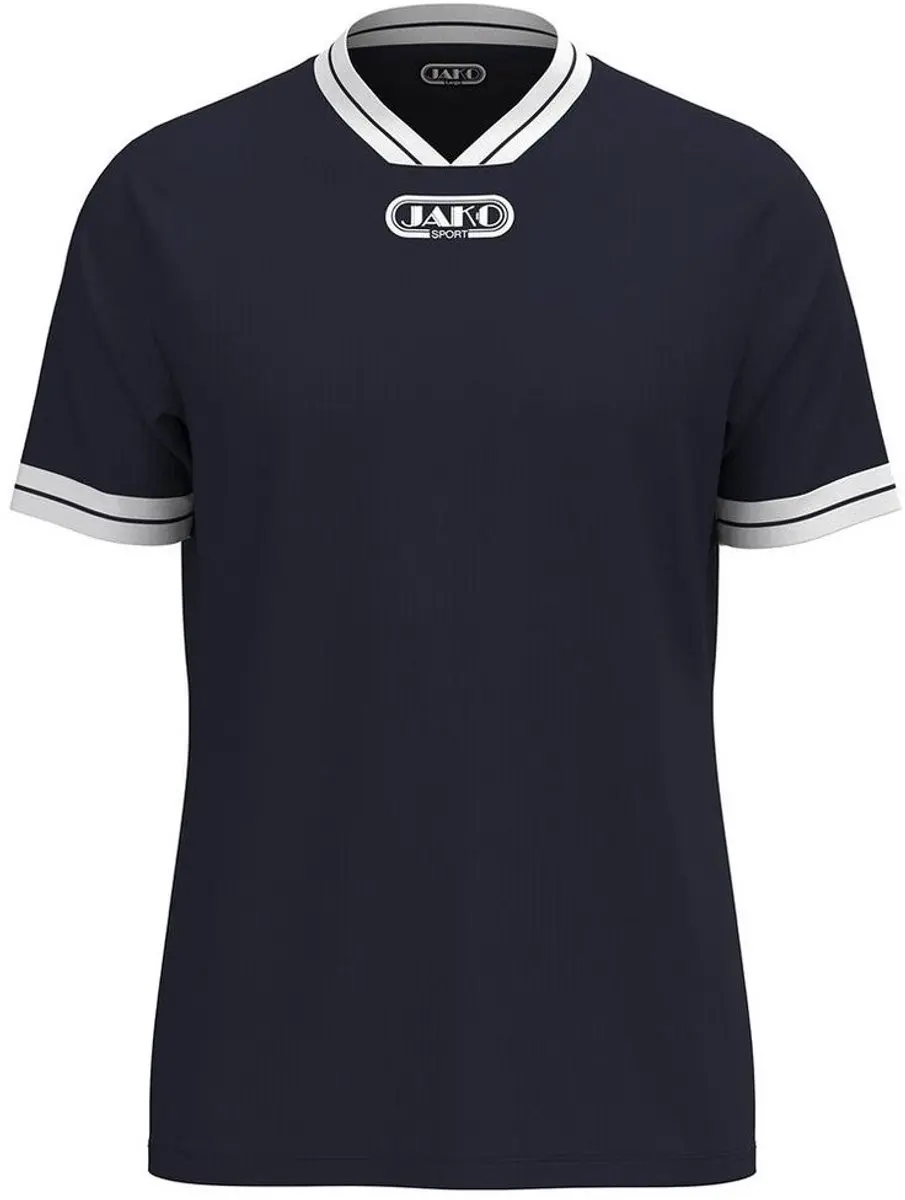 JAKO Retro Shirt Korte Mouw Heren - Marine - L - afbeelding 6 van 6