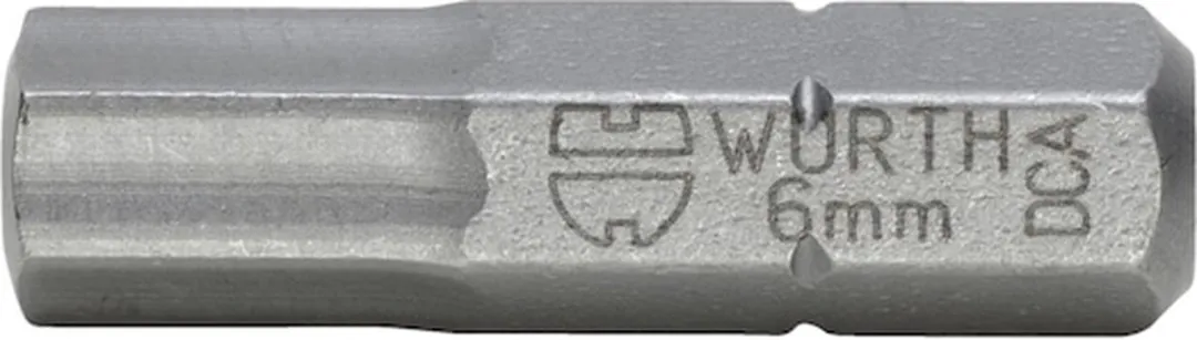Würth Binnenzeskantbit C 6.3 POWERDRIV 1/4