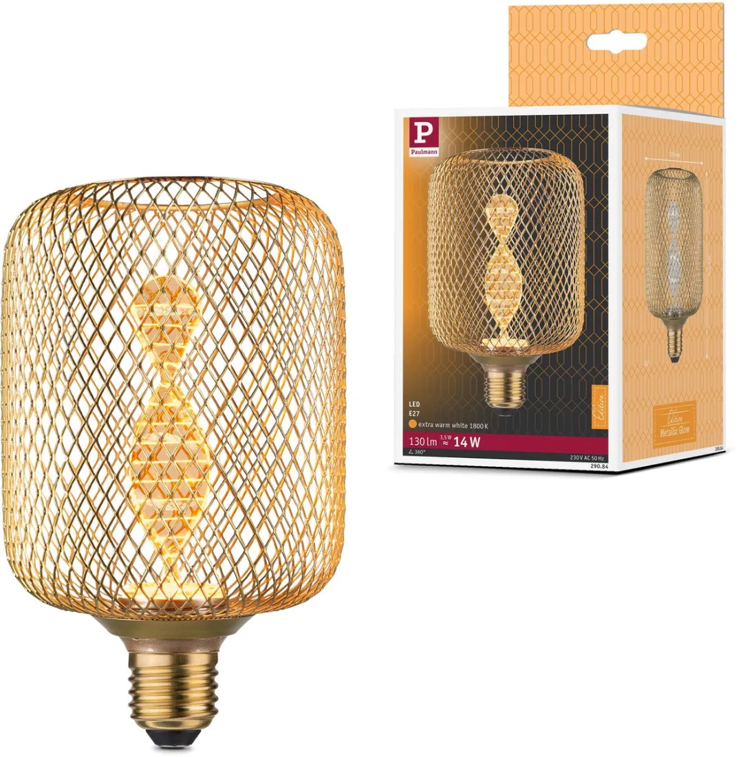 Paulmann Metallic Glow LED Ampoule E27 Helix 3,5W 1800K
