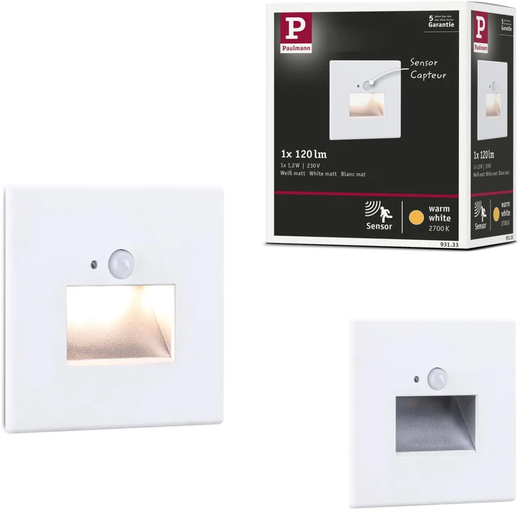 Paulmann Edge LED Wandinbouwlamp 1,2W