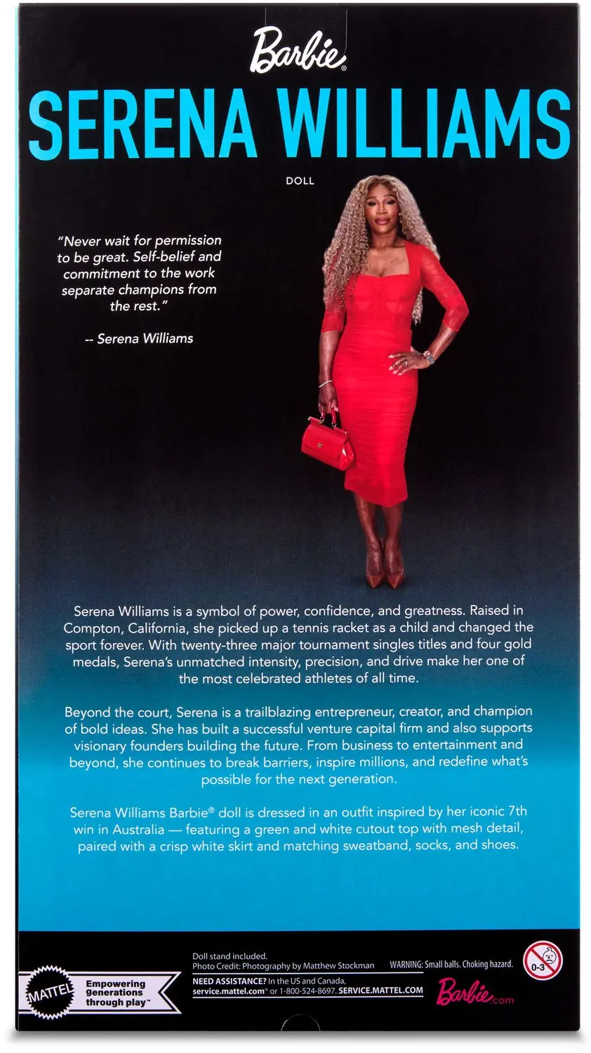 Barbie Signature Serena Williams-pop - afbeelding 5 van 6