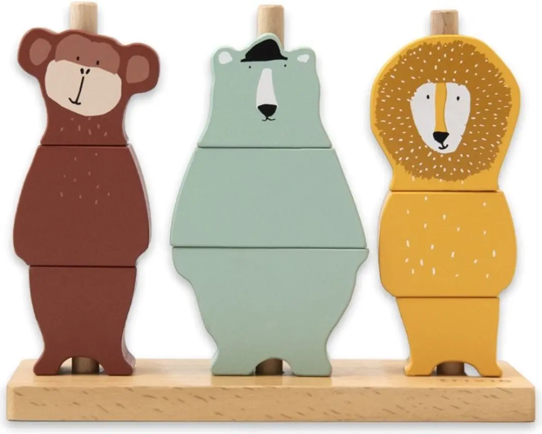 Trixie Wooden animal puzzle stacker