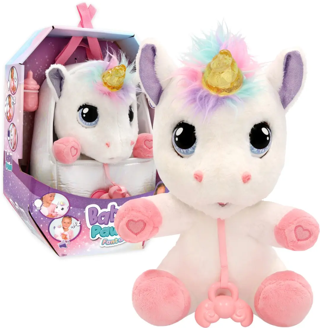 IMC Toys Baby Paws Fantasy Interactieve Unicorn Pluche