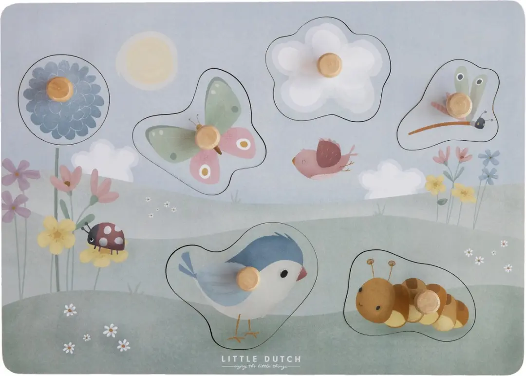 Little Dutch Flower & Butterflies Voelpuzzel