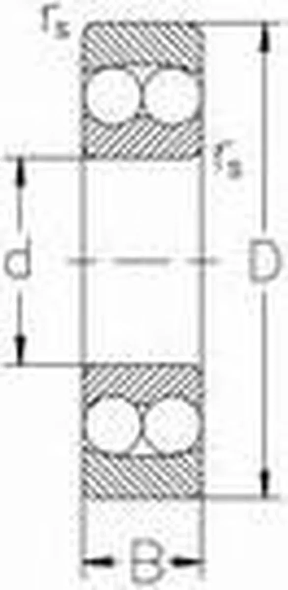 SKF 1202 Kogellager - 15x35x11mm - Zilver