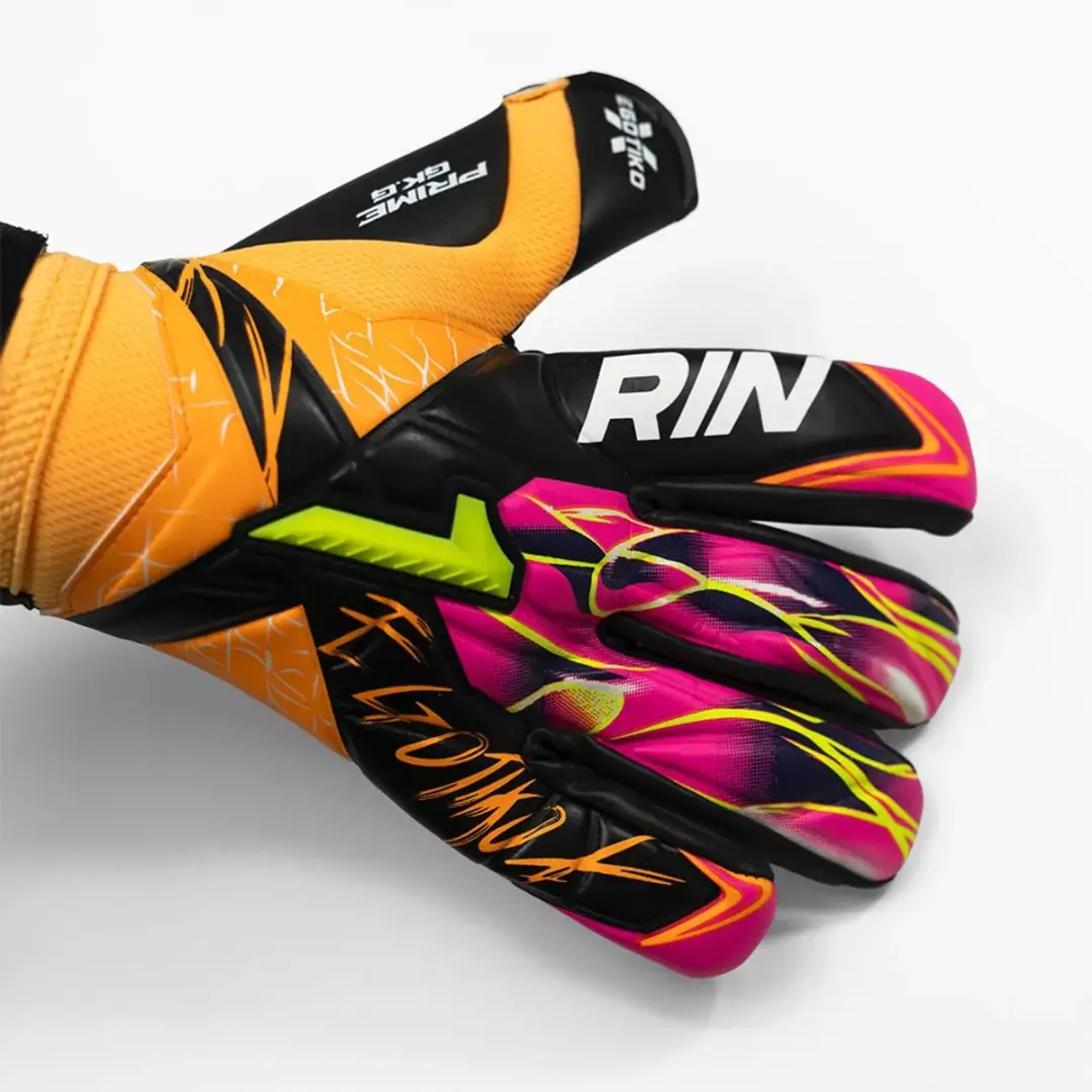 Rinat Egotiko Prime Keepershandschoenen - Oranje/Zwart - 9 - afbeelding 3 van 6
