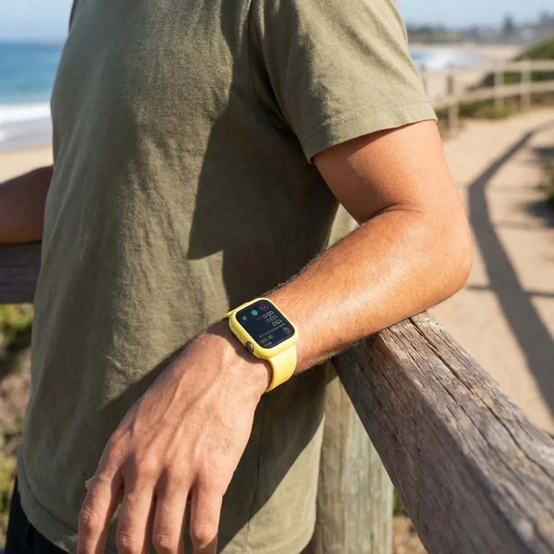 NUVEX Apple Watch 44mm Beschermhoes - 8-delig - Meerdere kleuren