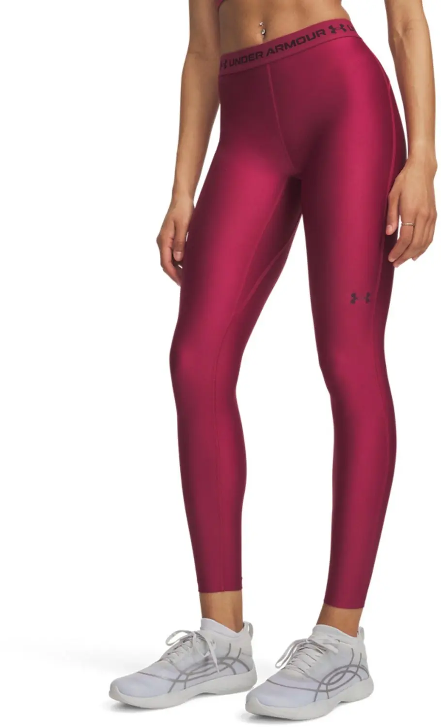 Under Armour HeatGear Leggings Dames - Rood - afbeelding 3 van 6