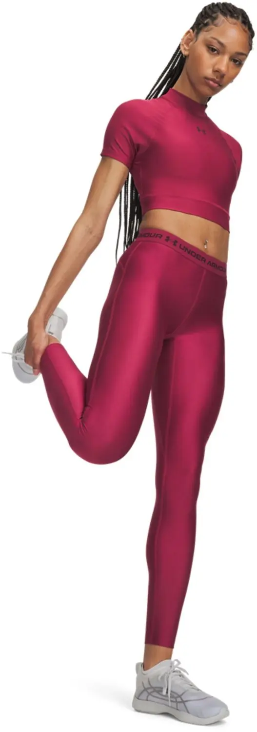 Under Armour HeatGear Leggings Dames - Rood - afbeelding 4 van 6