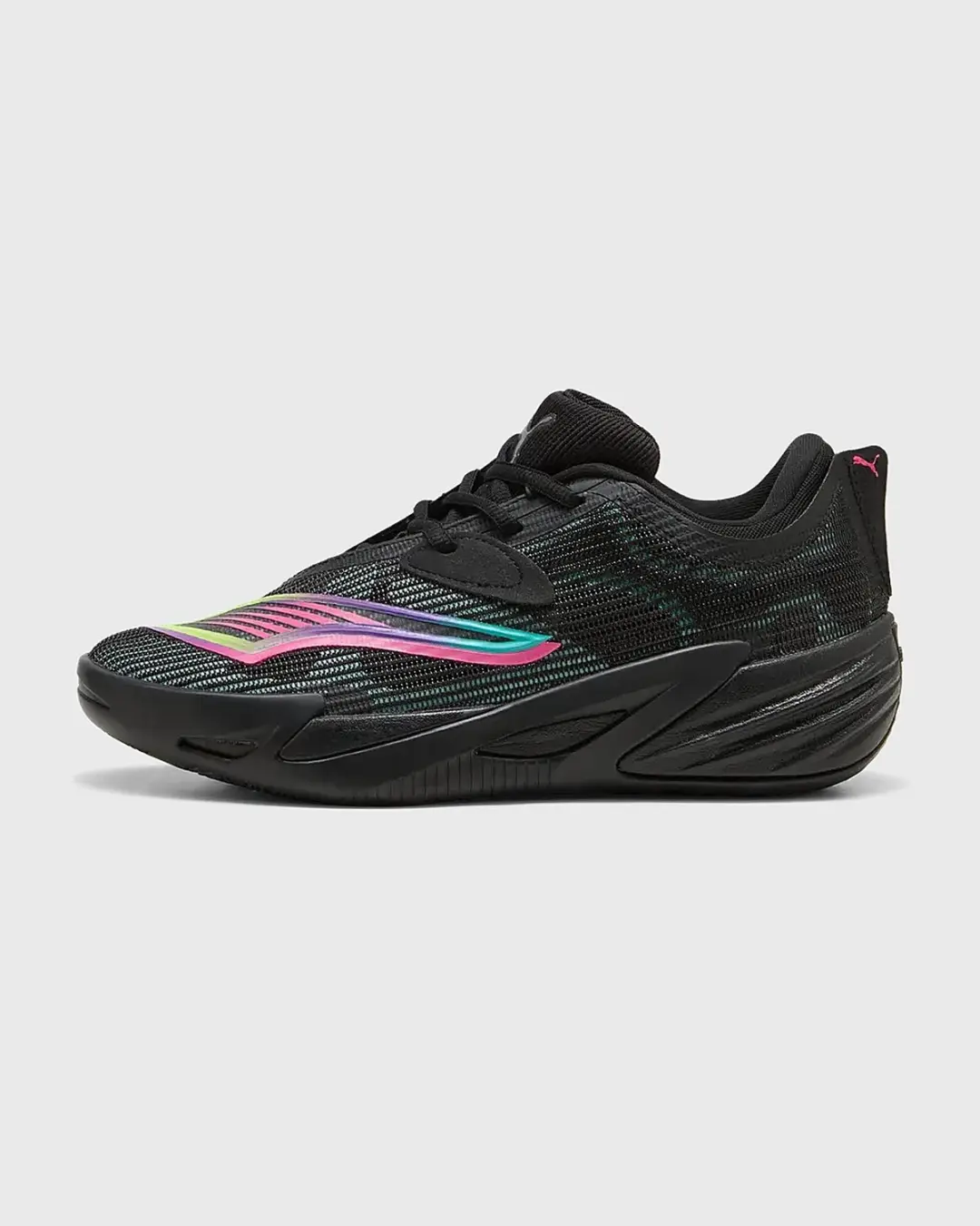 Puma All-Pro NITRO 2 Basketbalschoen Zwart/Mint Maat: 44