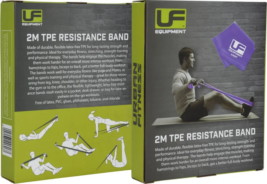 Urban Fitness UFA219L TPE Weerstandsband 2m - Licht - Paars - afbeelding 2 van 2