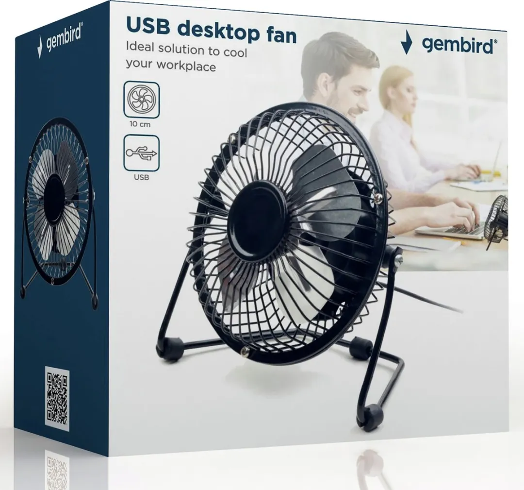 Gembird NF-03 USB Ventilator 10cm - Zwart
