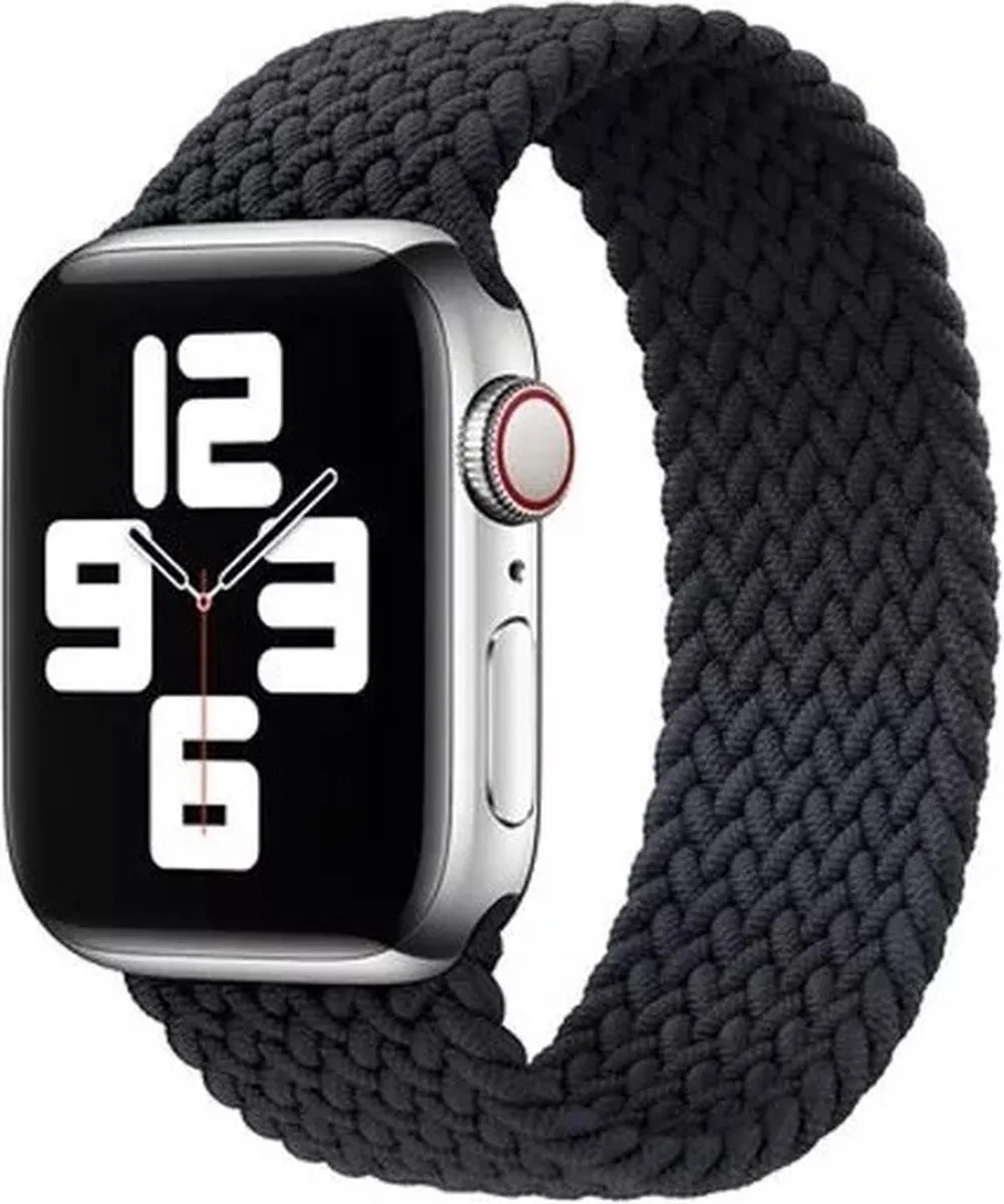 Apple Gevlochten Solobandje Apple Watch - Maat 11 - Midnight - afbeelding 6 van 6