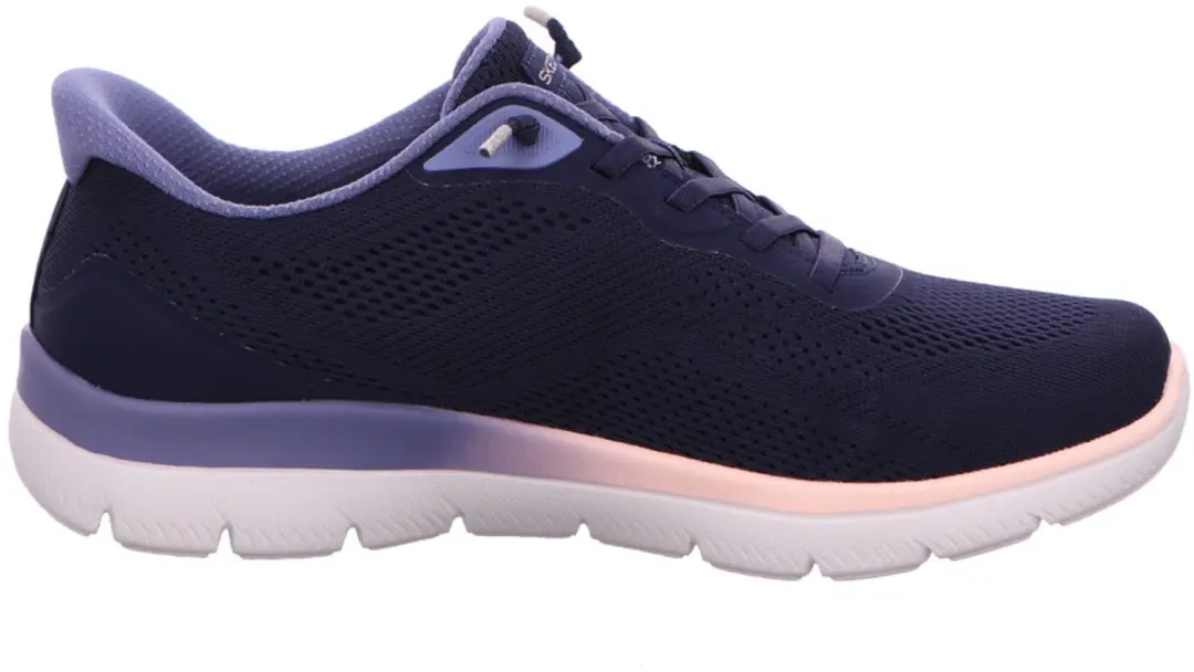 Skechers dames sportschoenen blauw maat 36