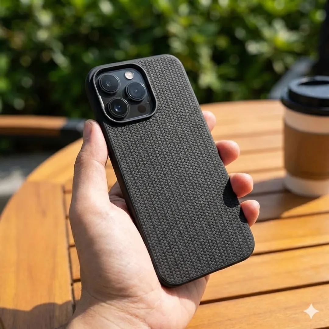 NUVEX iPhone 17 Pro Max Hoesje Set - Grijs/Zwart