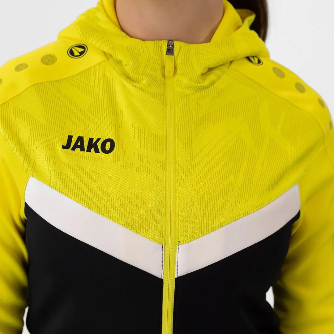 JAKO Iconic Jas met Kap Dames - Zwart - afbeelding 3 van 6