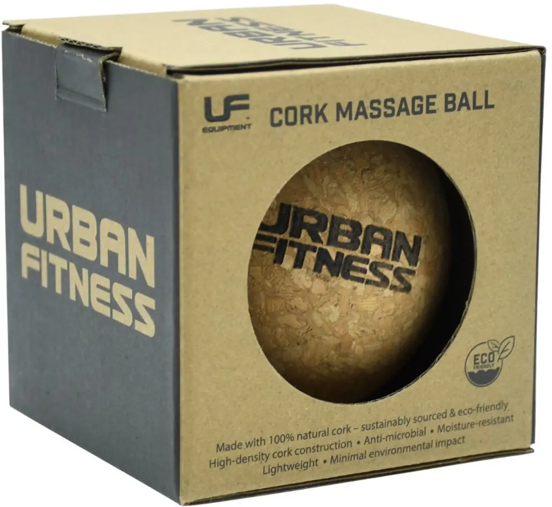 Urban Fitness Massagebal Kurk 8cm UFM301 - afbeelding 2 van 3
