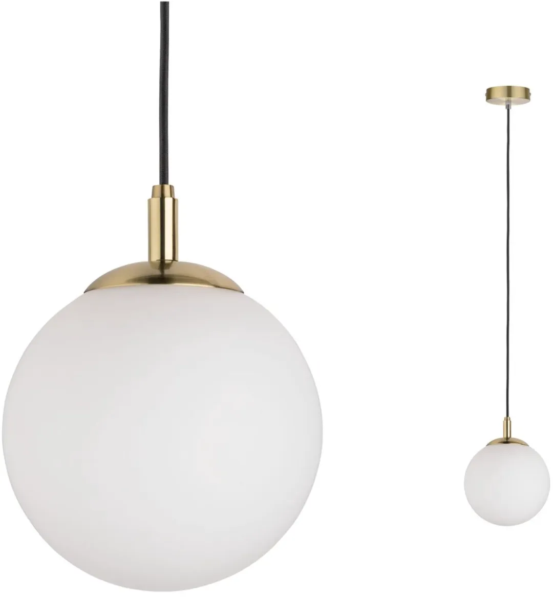 Paulmann Neordic Menja Hanglamp E27 20W - Wit Messing