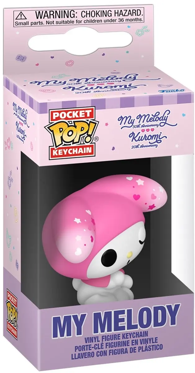 Funko Pocket Pop! Keychain Hello Kitty & My Melody - afbeelding 2 van 2