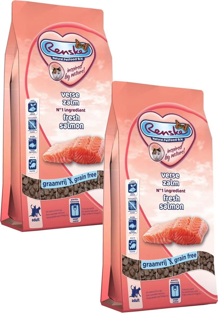 Renske Kat Adult Verse Zalm - 2x6kg