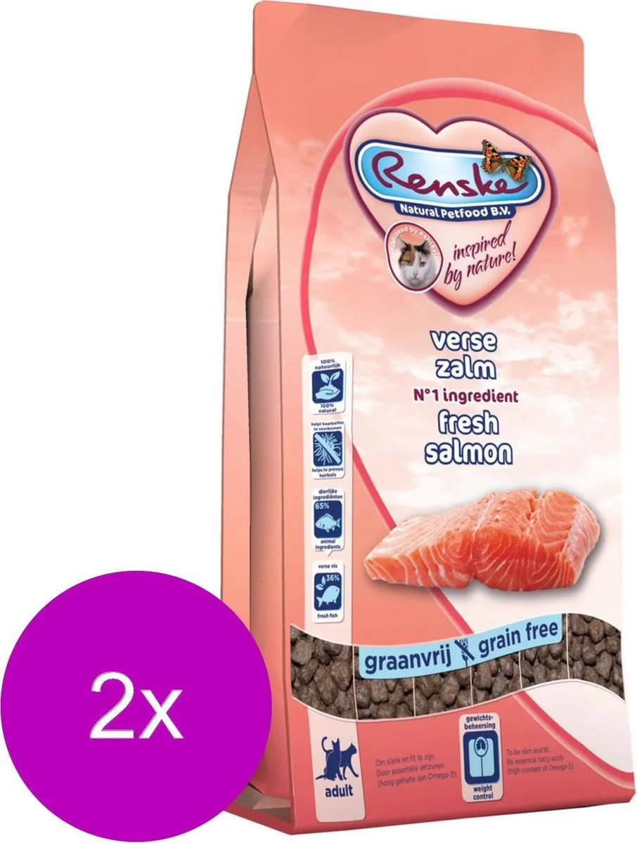 Renske Kat Adult Verse Zalm - 2x6kg