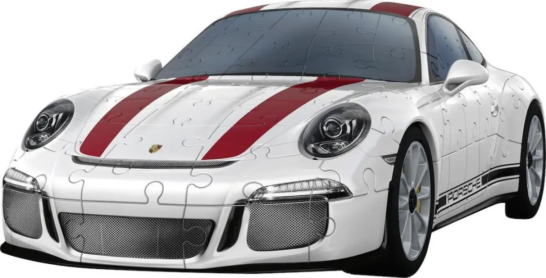 Ravensburger Porsche 911R 3D Puzzel - 108 stukjes - afbeelding 2 van 6