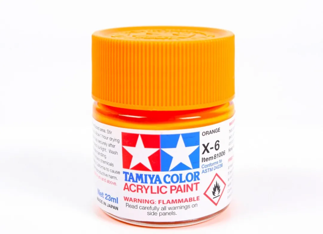Tamiya Hobbyverf Acryl X-6 Oranje 23ml