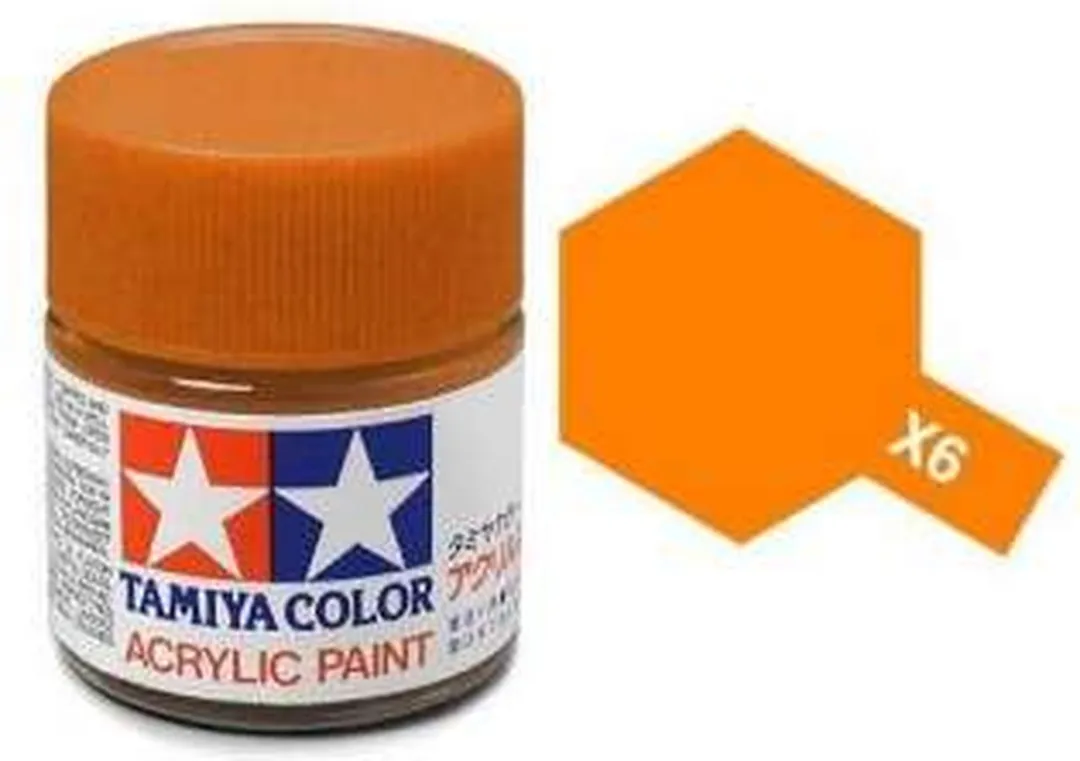 Tamiya Hobbyverf Acryl X-6 Oranje 23ml