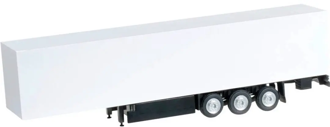 Herpa 084529 TT Aanhanger 2-delige koffer-oplegger met palletbox