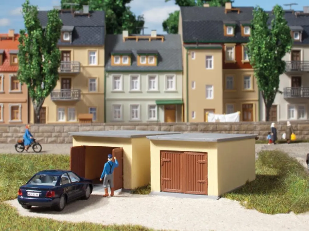 Auhagen 12341 H0/TT Garages Bouwpakket - afbeelding 5 van 6