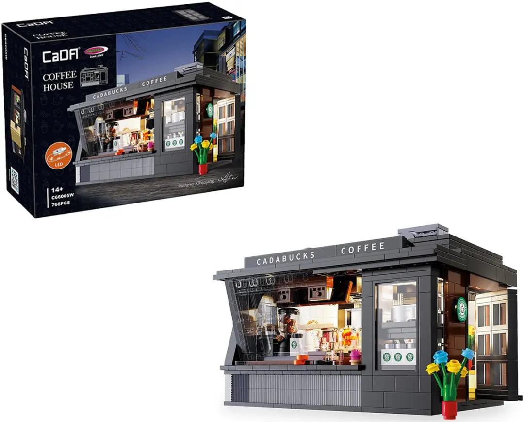 Jamara CaDA Bricks Koffiehuis met LED