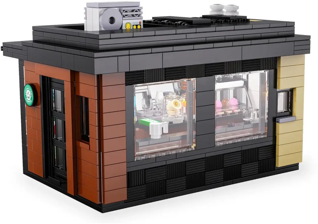 Jamara CaDA Bricks Koffiehuis met LED - 768 delig - afbeelding 3 van 6
