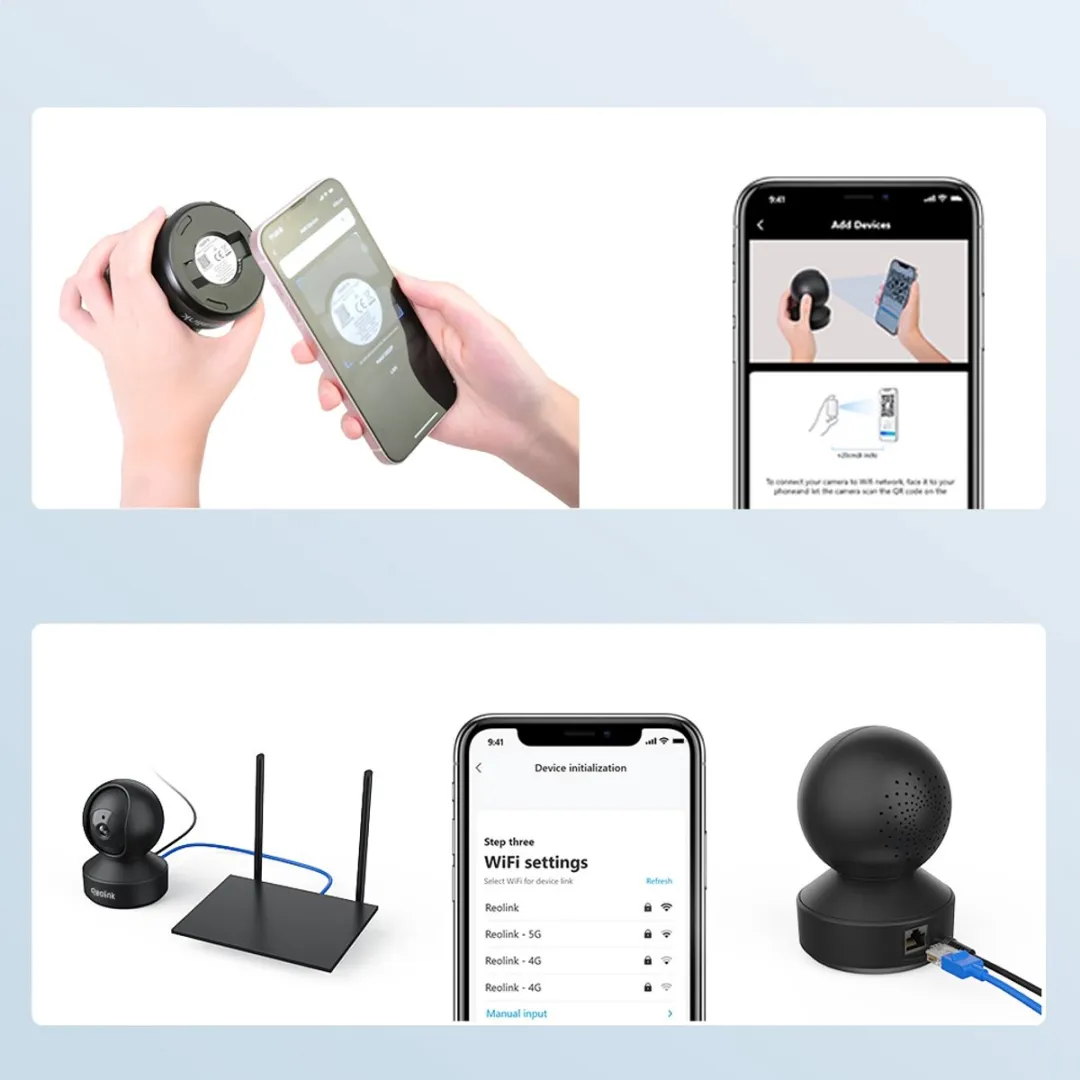 Reolink E1 Pro-Black 5MP PT-Camera - Zwart - afbeelding 6 van 6