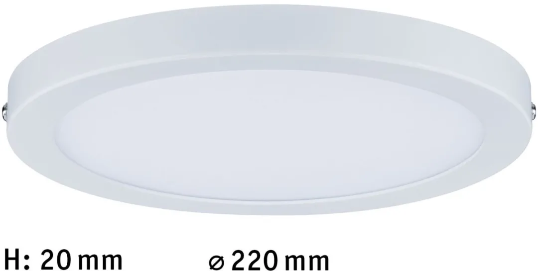 Paulmann LED-paneel Atria Rond 22cm 14W 1150lm Wit