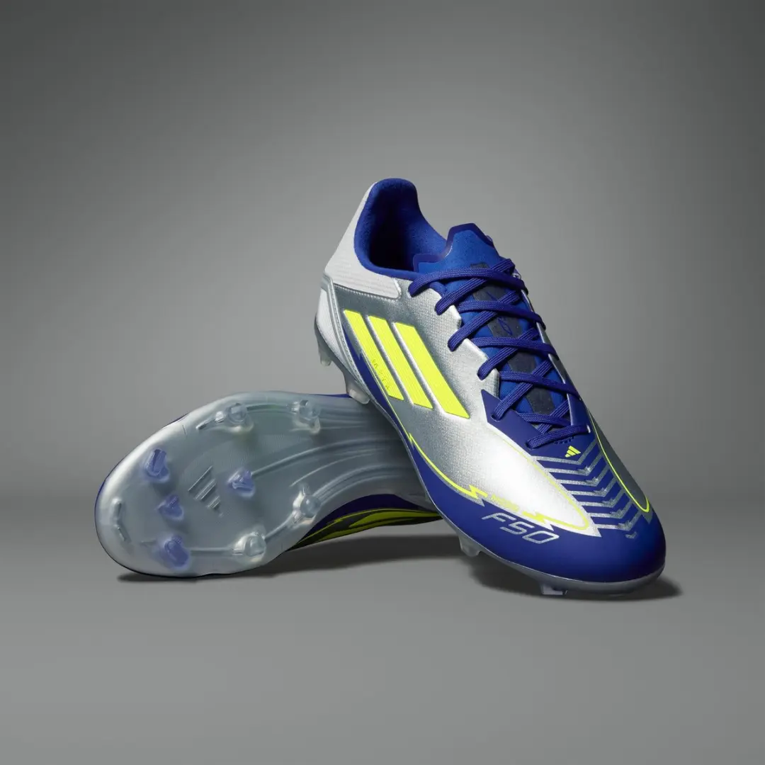 adidas F50 League Messi FG/MG Voetbalschoenen - Zilver - afbeelding 6 van 6