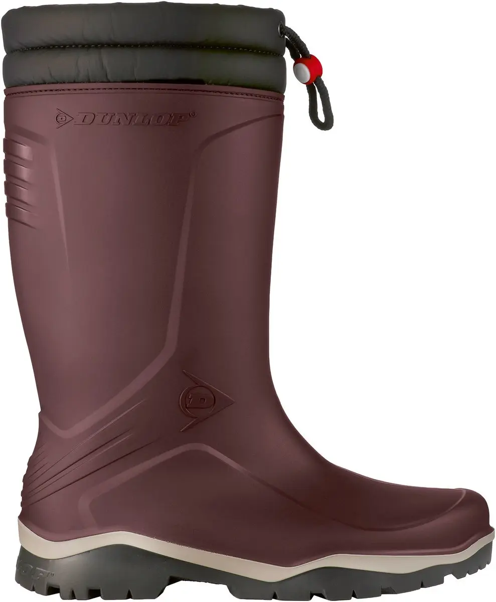 Dunlop Blizzard Gevoerde Laarzen - Burgundy/Grijs/Zwart - afbeelding 2 van 6