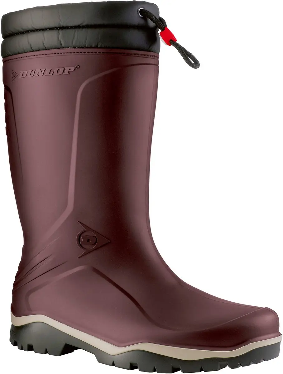 Dunlop Blizzard Gevoerde Laarzen - Burgundy/Grijs/Zwart - afbeelding 5 van 6