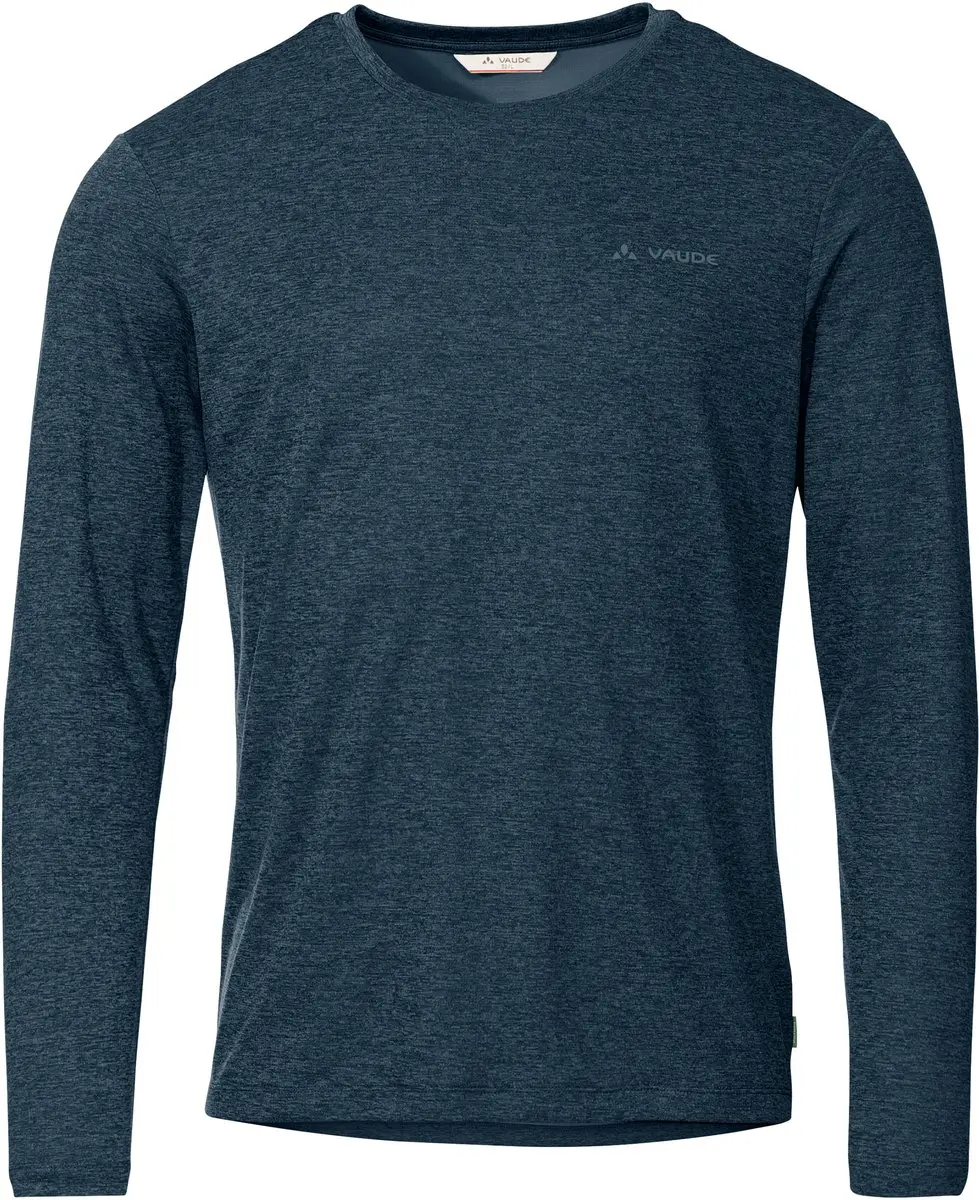Vaude Essential T-shirt Met Lange Mouwen Blauw 2XL Man