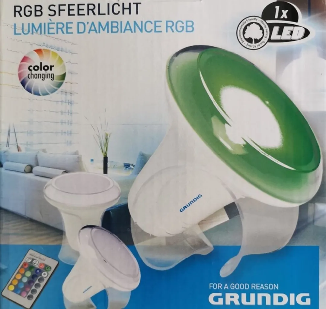 Grundig Mood 3LED Sfeerlamp 17cm - Wit