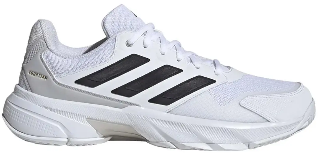 Adidas CourtJam Control 3 Heren Tennisschoenen - Wit - afbeelding 2 van 6