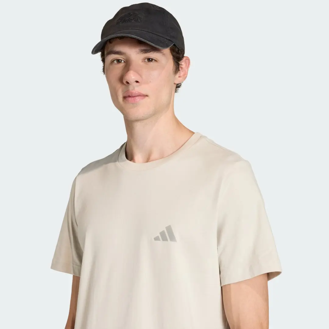 adidas Terrex Mountain Graphic T-Shirt Heren - Beige - afbeelding 4 van 6